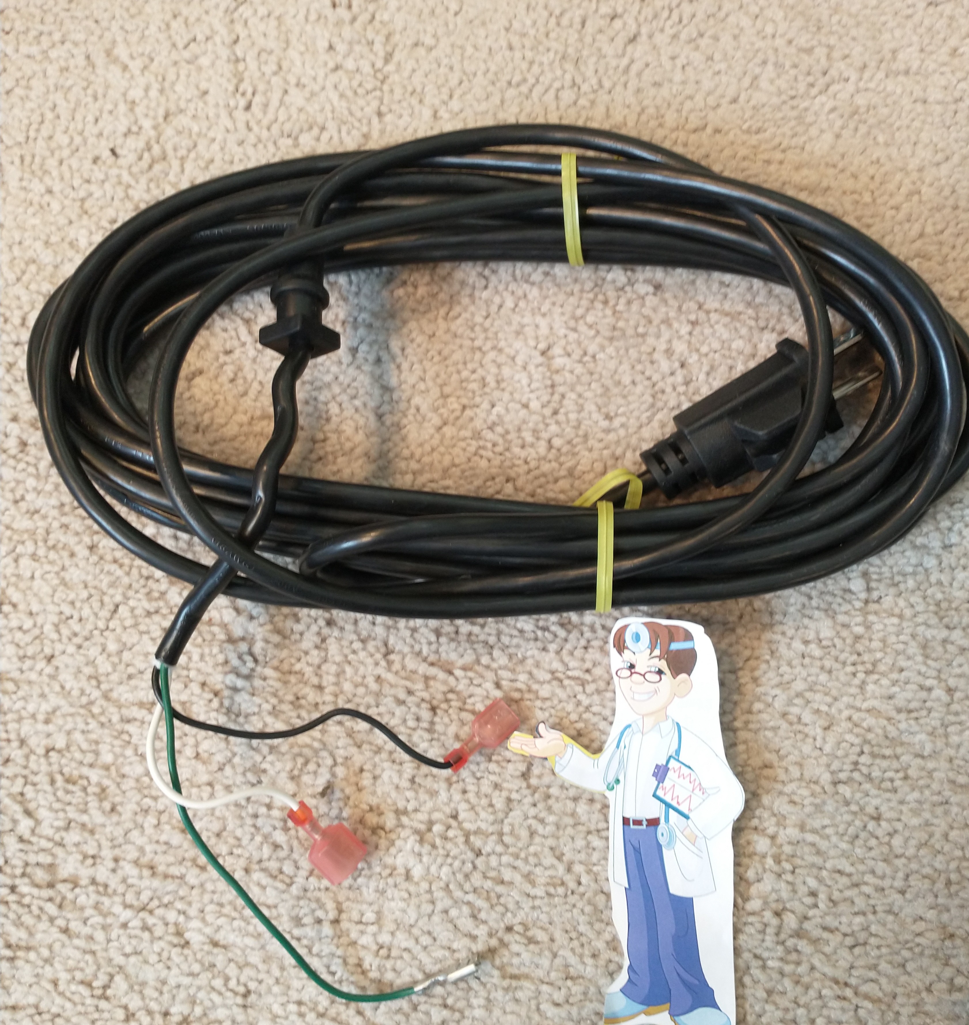 Hoover Cord 20' H-44003866 FH50140 PowerScrub 50