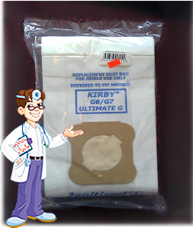 thumbnail image 2 of Kirby Odor Fighter Vacuum Bags With Charcoal – Filtration For G Series (2-Pack, Genuine Kirby) 2 of 6